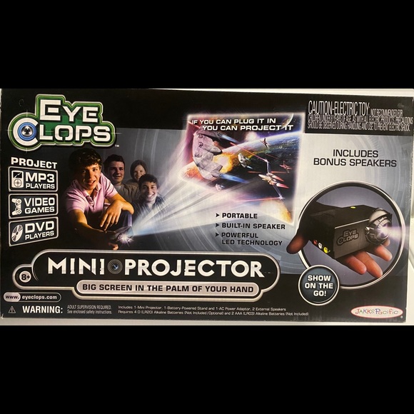 EyeClops Mini Projector Portable - Picture 1 of 1